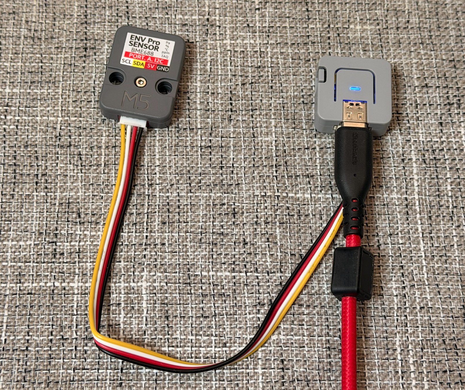 M5Atom Lite と ENV Pro SENSOR